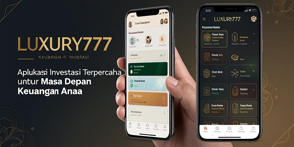 Tampilan antarmuka LUXURY777 yang modern dan mudah digunakan.