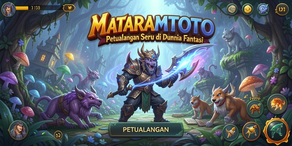 Tampilan antarmuka MATARAMTOTO yang menarik dan intuitif.