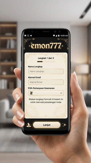 Panduan Registrasi Akun Baru emon777 untuk Android